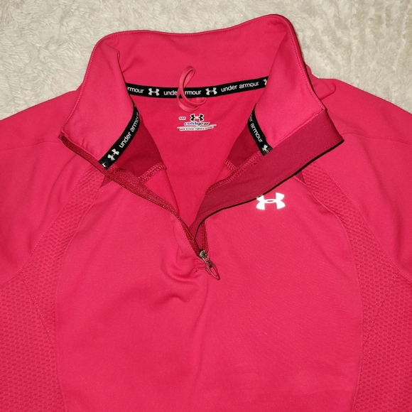 Under Armor Quarter Zip Coldgear Jacket - Picture 2 of 6